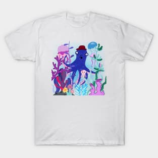 octopus illustration T-Shirt